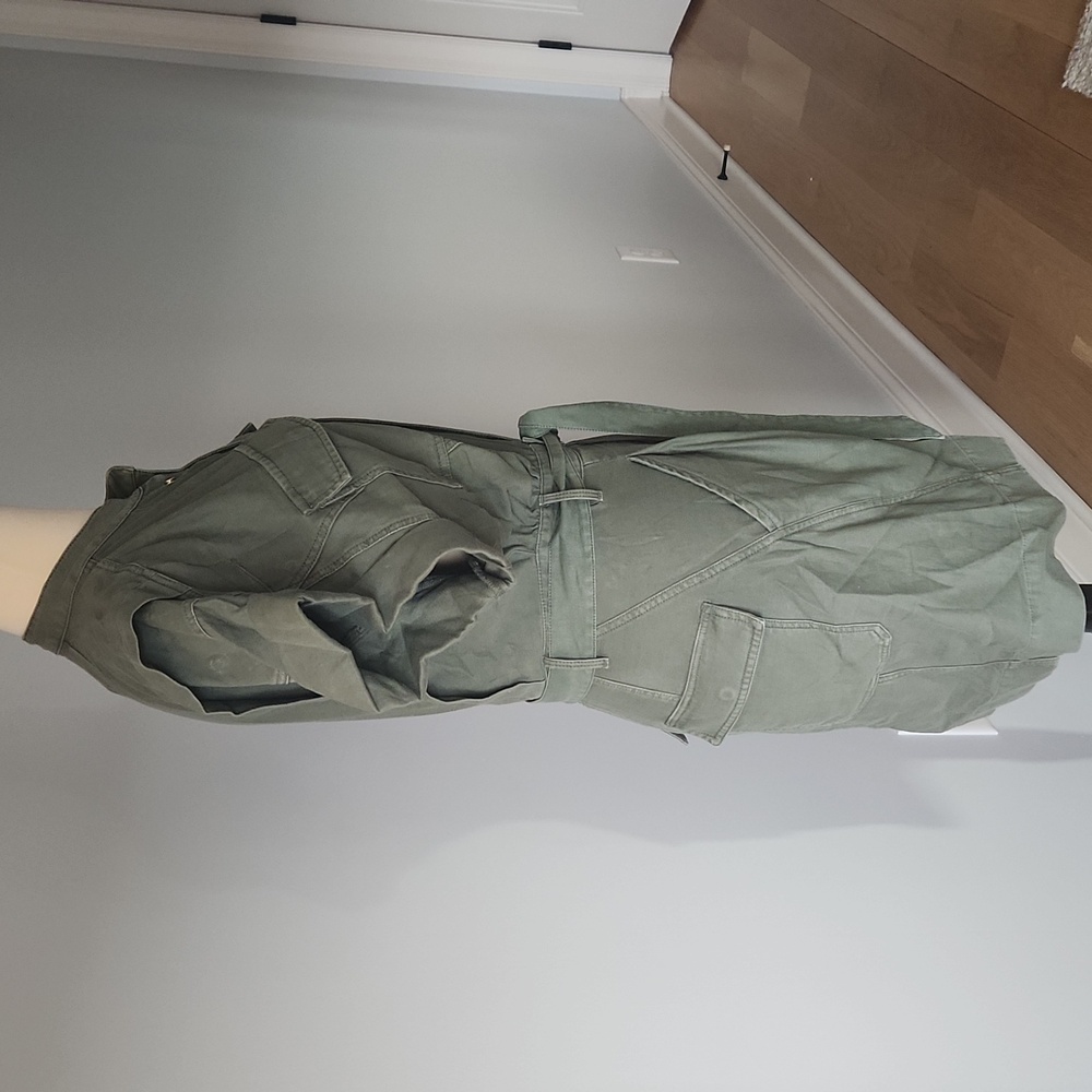 Frame Army Green Minidress - Picture 2 of 5